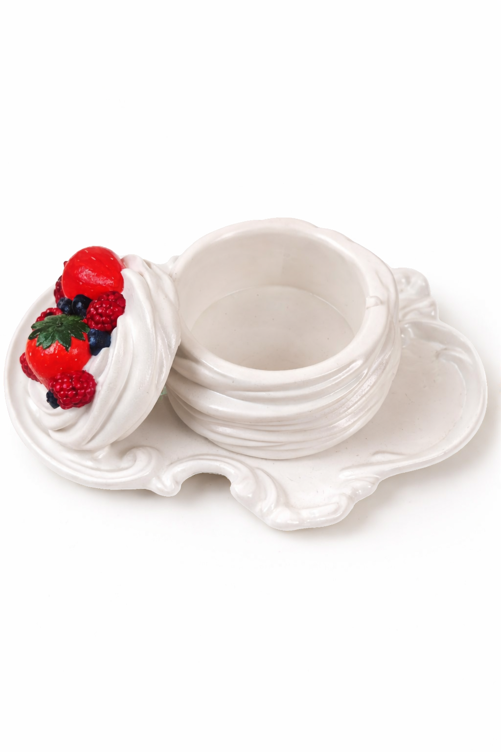 Gypsum Pour Candle Holder with Long Decorative Base