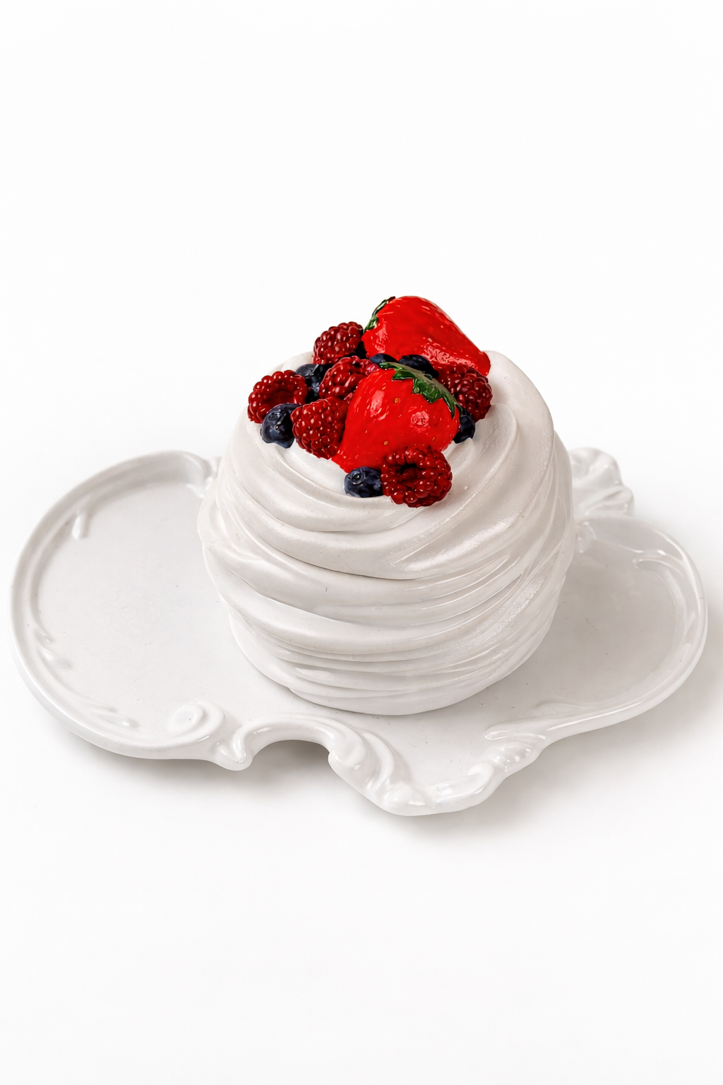 Hand-Painted Gypsum Candle Stand for Pour Candles