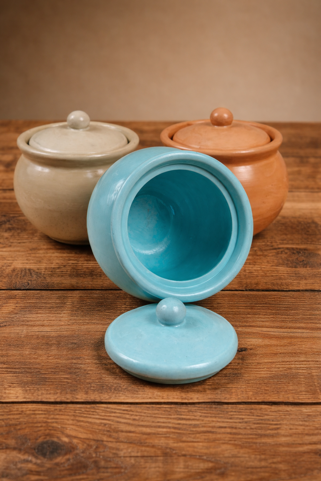 Artisan Plaster Candle Holder | 3 Colors | Heat-Resistant Lacquer