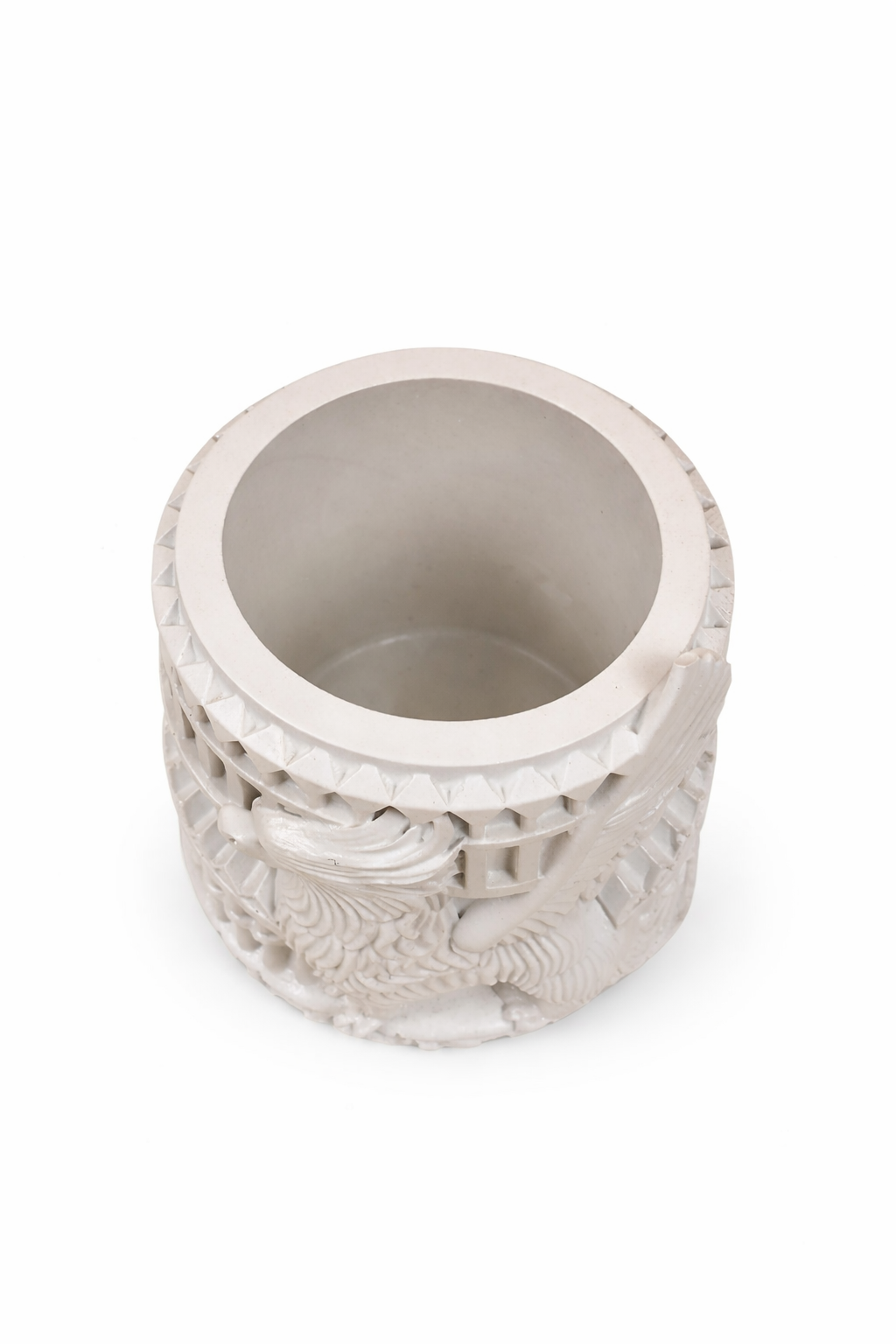 Sculptural Griffin Candle Holder | Natural Plaster Handmade