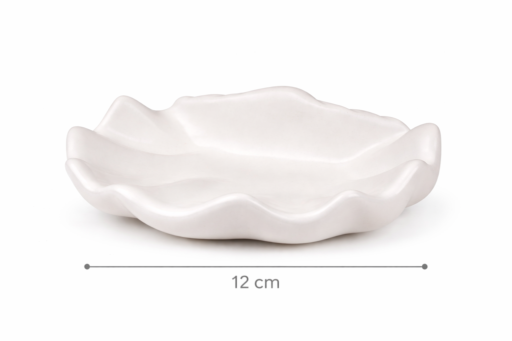 Gypsum Shell Candle Holder — Set of 4