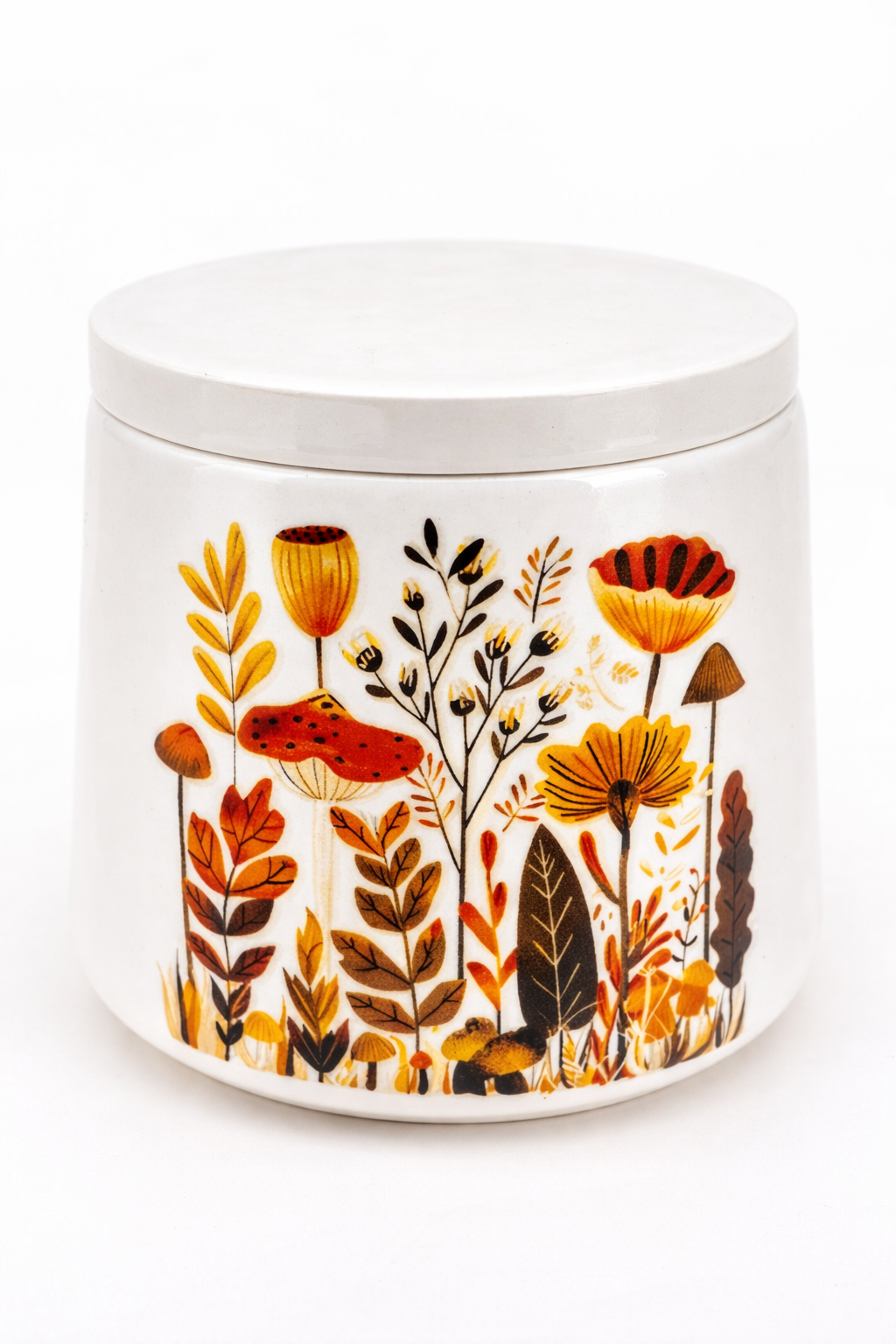 MOSVAM DIY Pour-In Candle Kit – Autumn Ceramic Holder, Wax & Wicks