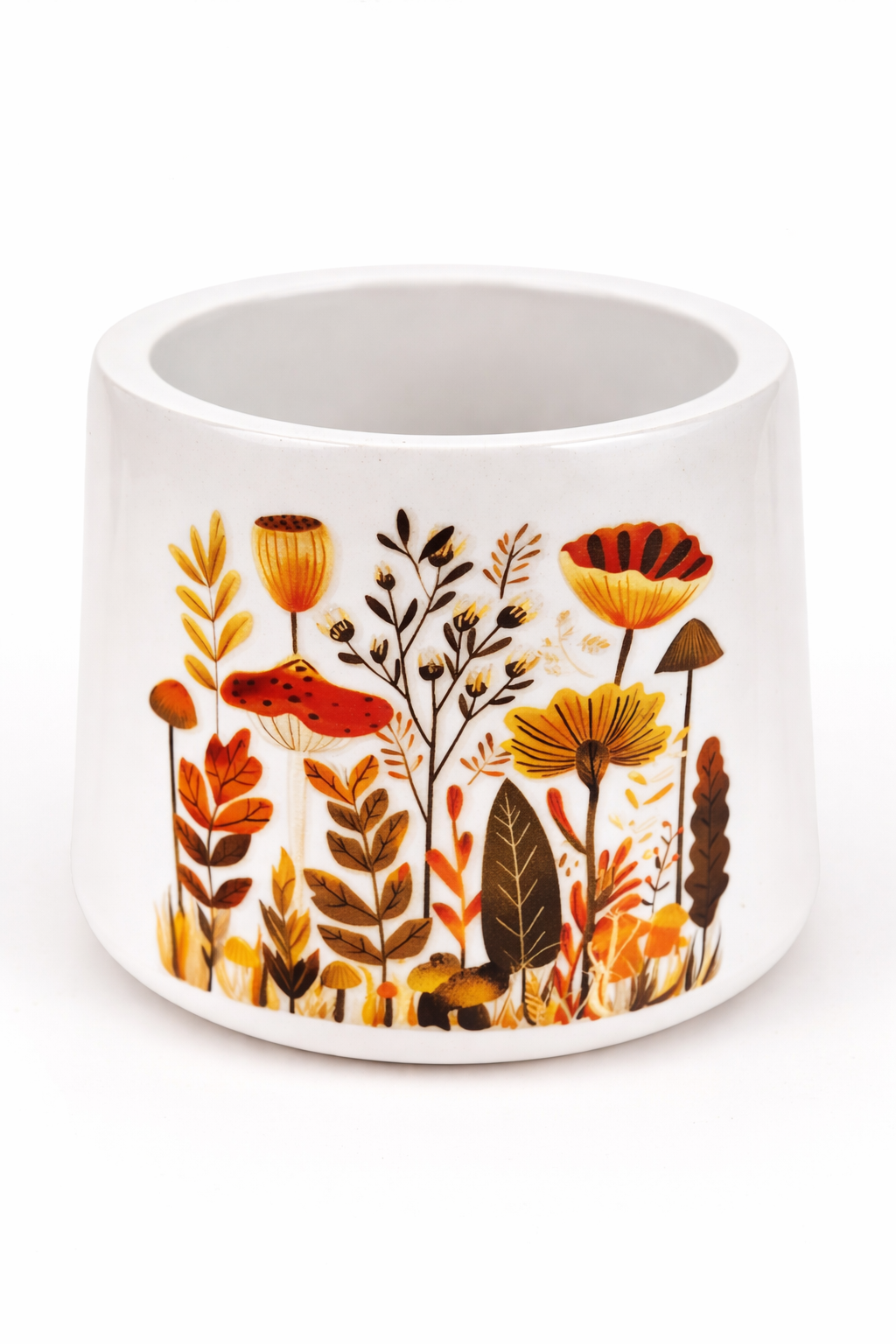 MOSVAM DIY Pour-In Candle Kit – Autumn Ceramic Holder, Wax & Wicks
