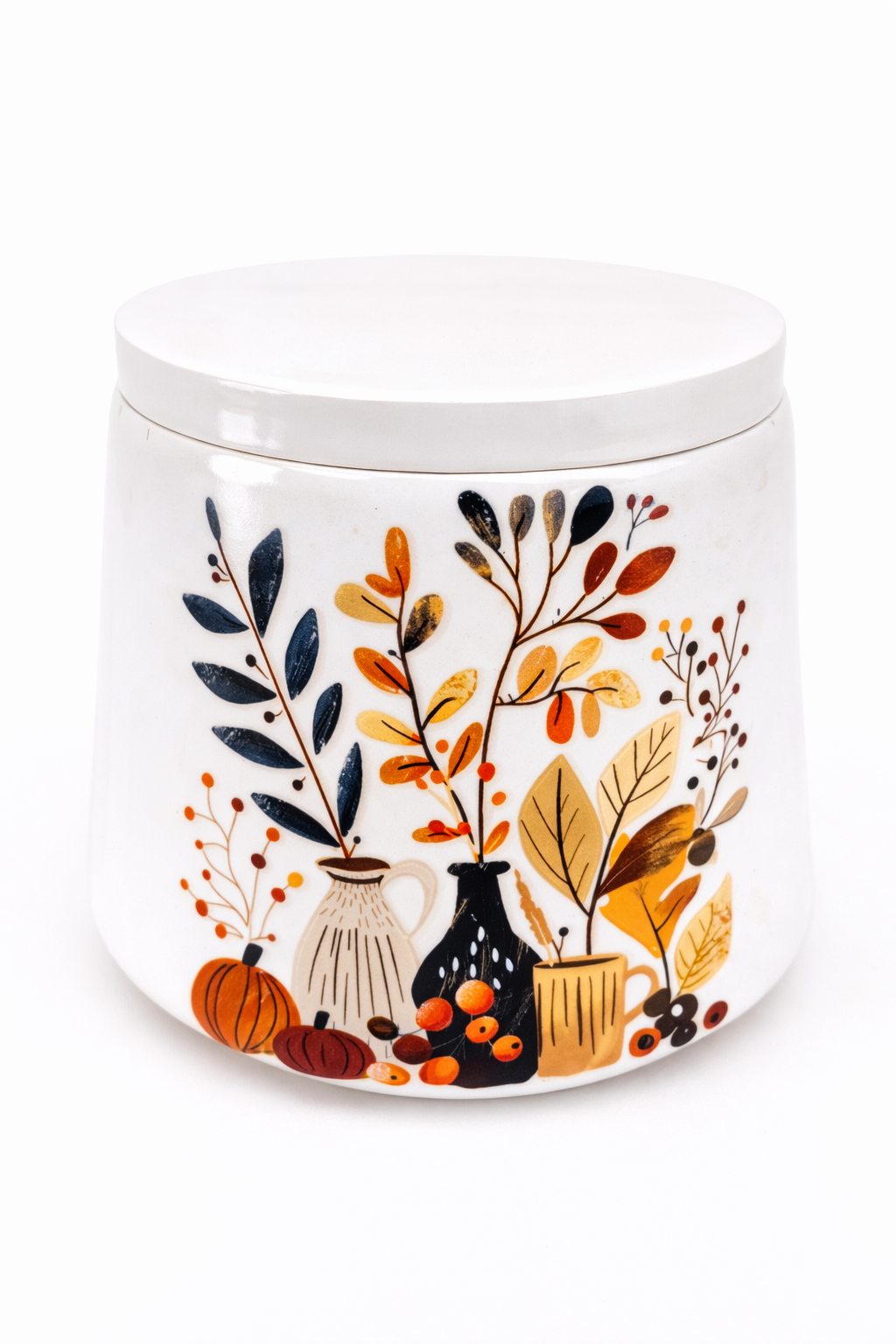 MOSVAM DIY Pour-In Candle Kit – Autumn Ceramic Holder, Wax & Wicks