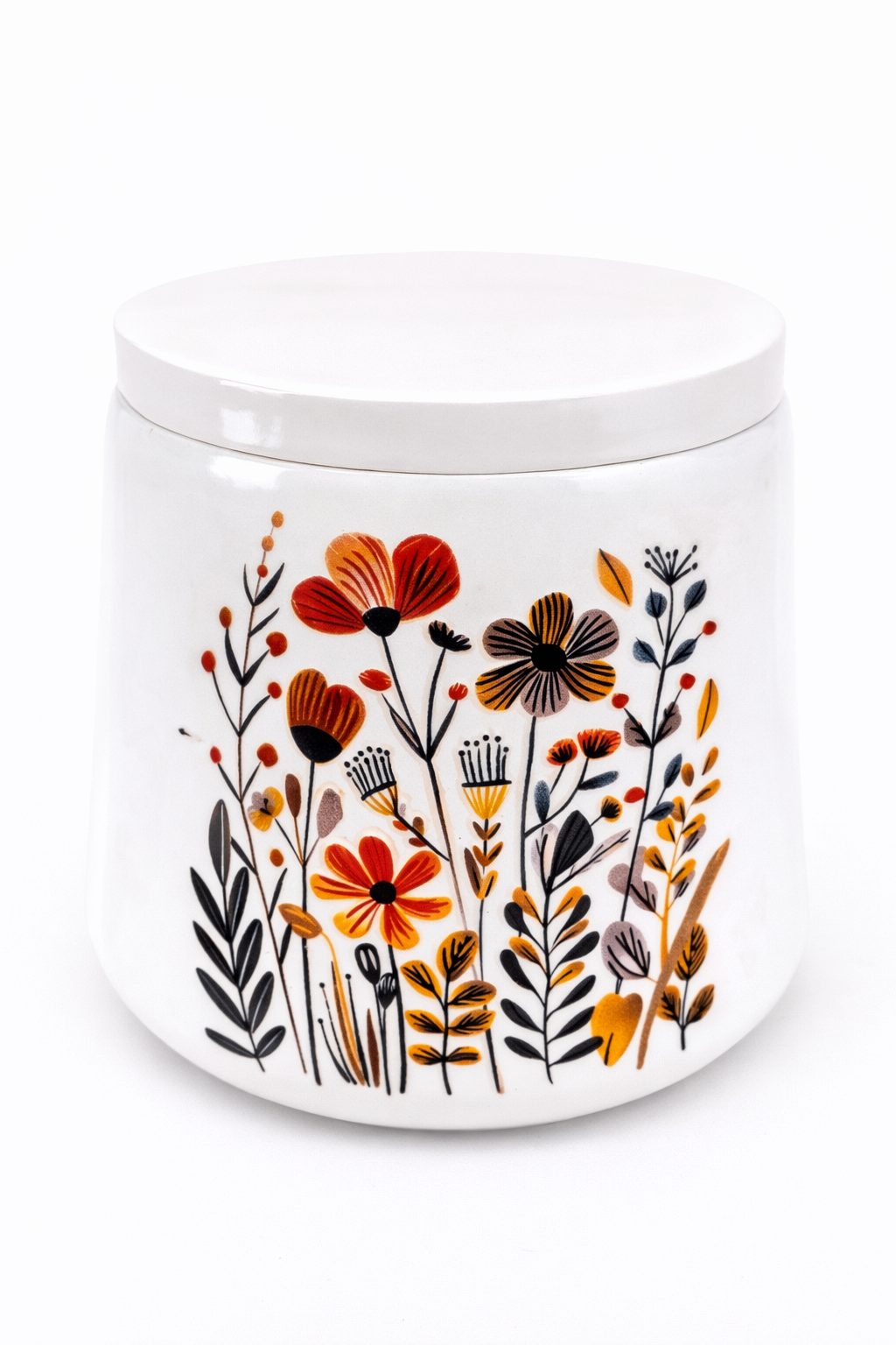 MOSVAM DIY Pour-In Candle Kit – Autumn Ceramic Holder, Wax & Wicks