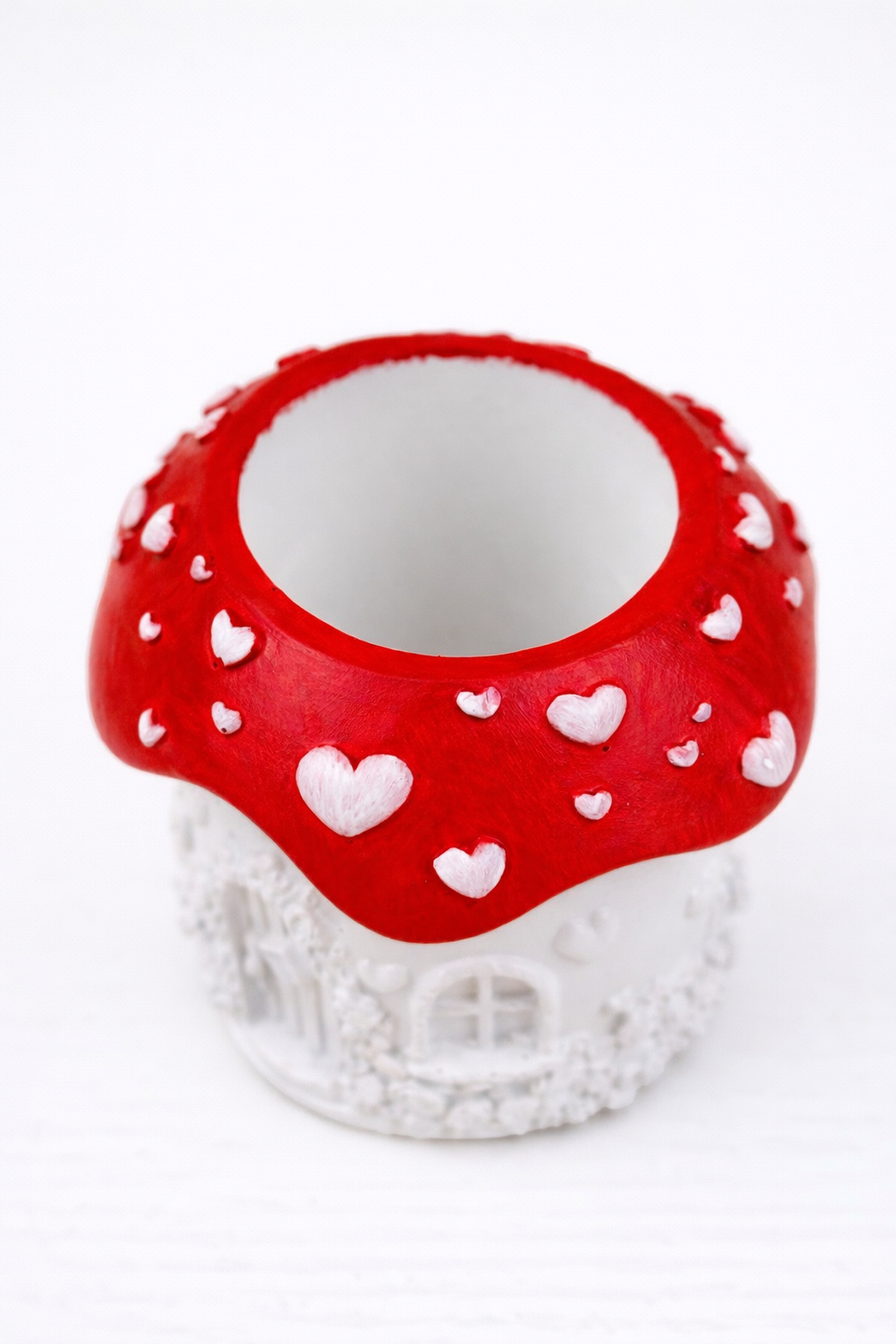Mushroom Gypsum Candle Holder Set of 5 – Toadstool Cottagecore | Handmade | 80ml