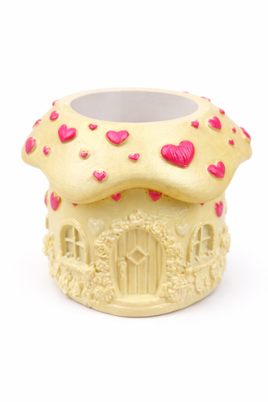 Mushroom Gypsum Candle Holder Set of 5 – Toadstool Cottagecore | Handmade | 80ml