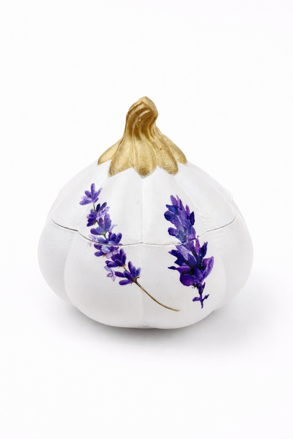 Pumpkin Gypsum Candle Holder Set on Stand – Halloween & Autumn Decor | 50–80ml