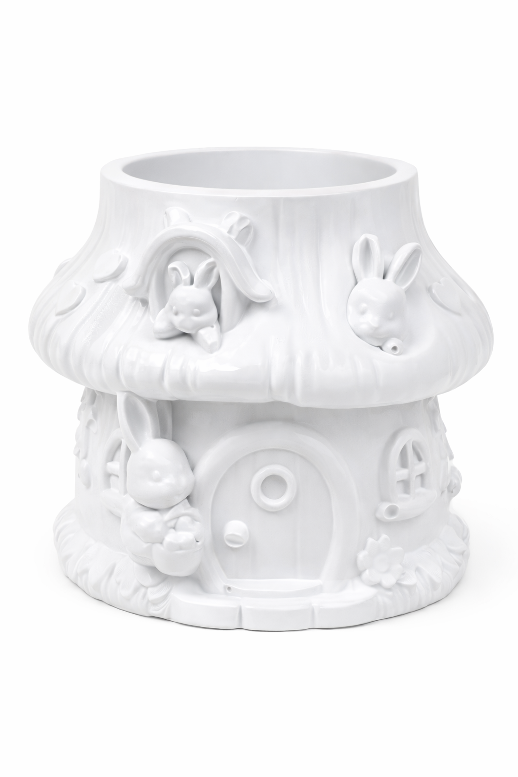Gypsum mushroom house candle holder 7x4.5 cm – 80 ml wax – MOSVAM
