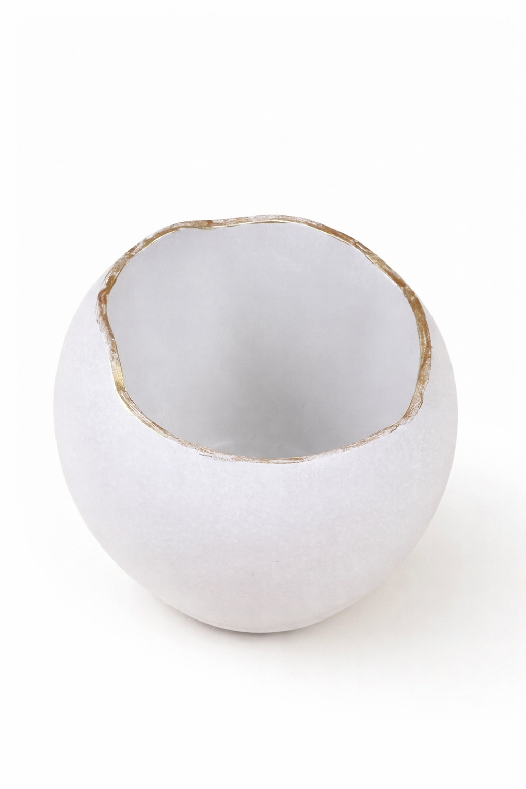 Gypsum Easter candle holder set egg bunny ears gift packaging white gold – MOSVAM
