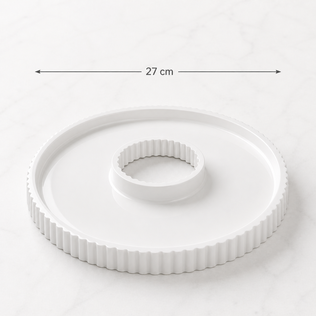 Gypsum cloud ring taper candle holder set lifestyle Christmas dinner table – MOSVAM
