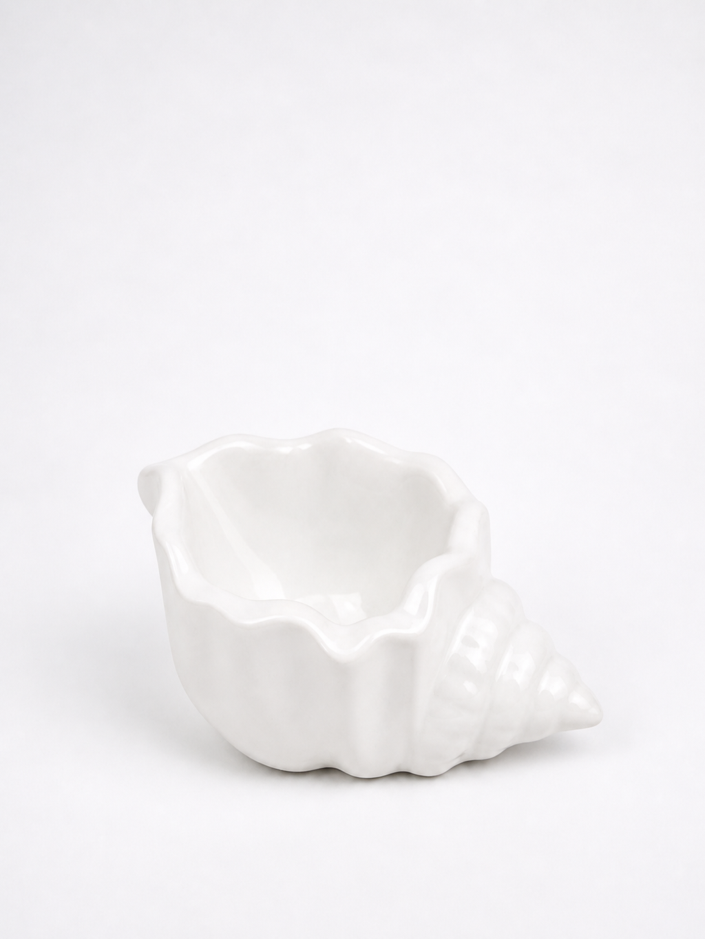 Gypsum shell candle holder top view – 50 ml wax – MOSVAM
