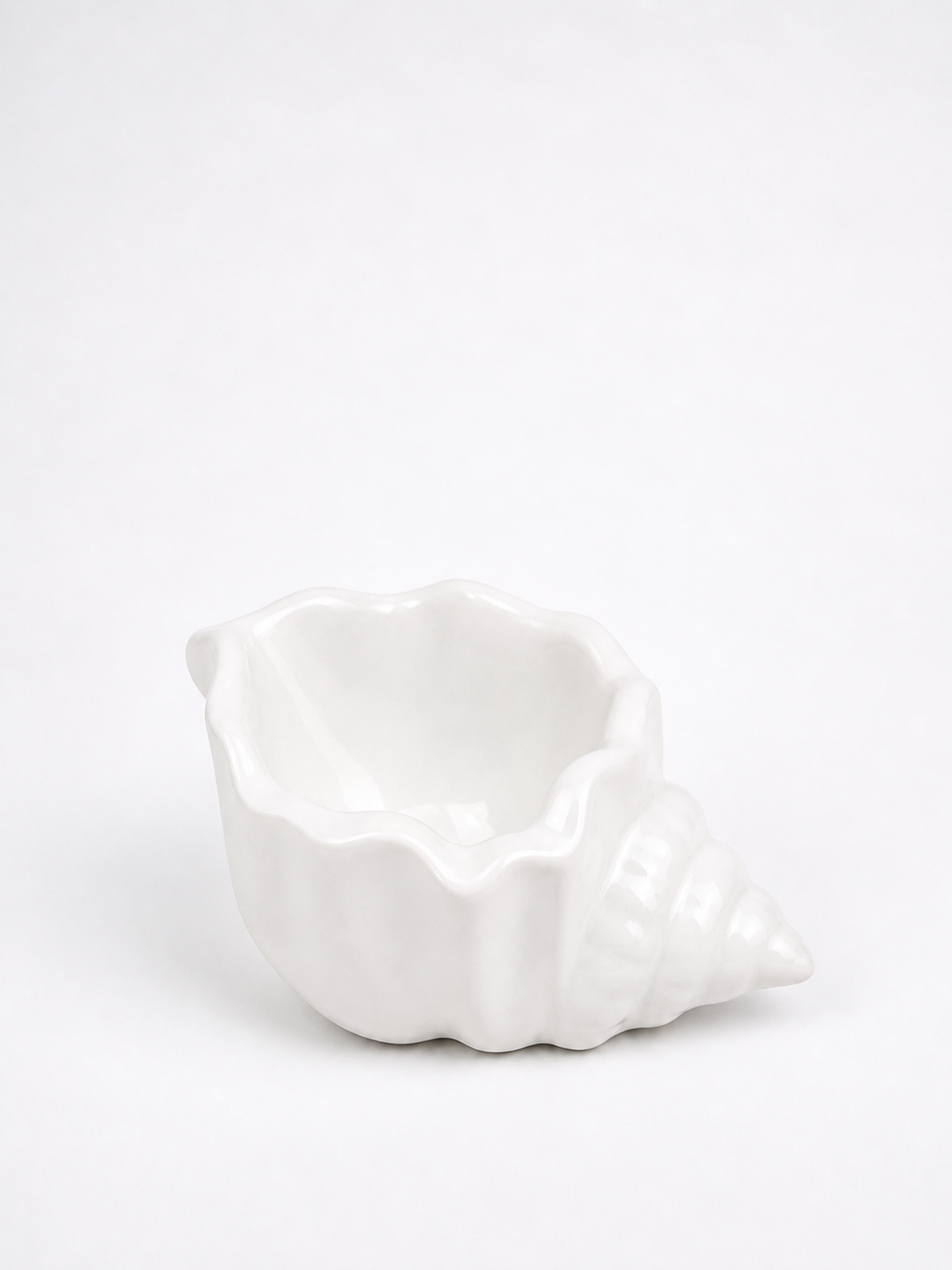 Gypsum shell candle holder top view – 50 ml wax – MOSVAM
