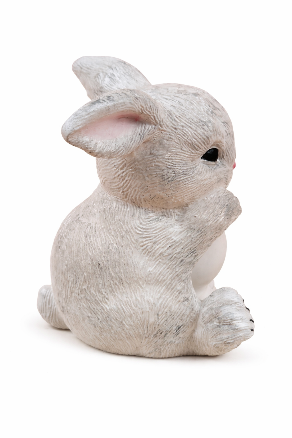 Bunny Gypsum Candle Holder Set | Hand-Painted Handmade | 1 Bunny + 3 Cup Holders | 50ml | Easter Home Decor Gift