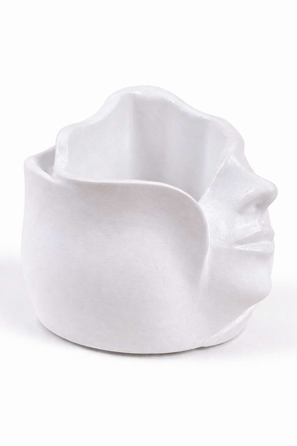 Set of 4 Handmade Gypsum Candle Holders for Container Candles | 80ml | 7×9cm | DIY Soy Wax | Heat-Resistant Lacquer