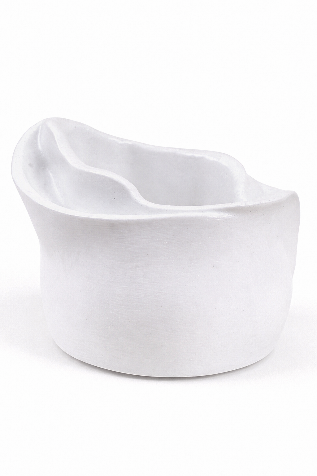 Set of 4 Handmade Gypsum Candle Holders for Container Candles | 80ml | 7×9cm | DIY Soy Wax | Heat-Resistant Lacquer