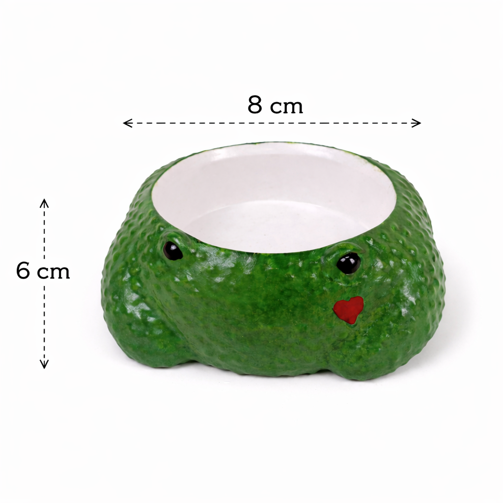 Frog Prince Candle Holder Set of 4 | Handmade Gypsum | Kawaii Gift