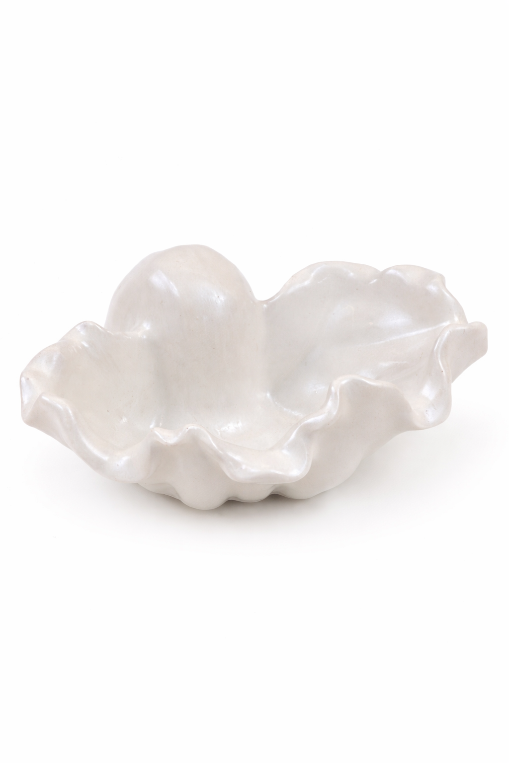 Set of 3 Handmade Shell-Shaped Gypsum Candle Holders | Pearlescent Paint | DIY Container Candles | 80-120ml | Coastal Home Decor Gift